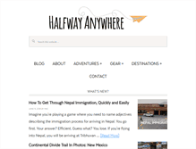 Tablet Screenshot of halfwayanywhere.com